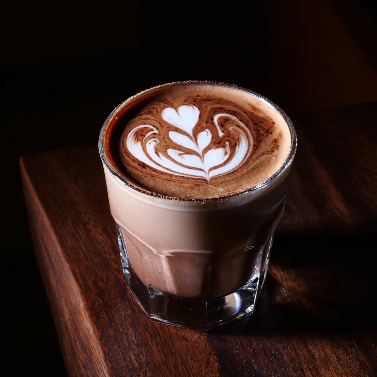 Hot cocoa served at Dorle