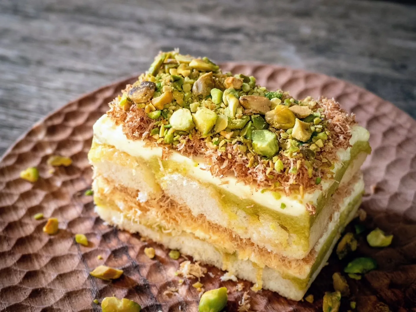 Dorle pistachio layered cake